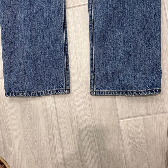 Vintage Y2K Levi's 501 Men's 36/30 Button Fly Medium Wash Denim Jeans - Picture 7 of 7